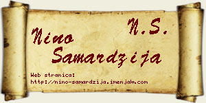 Nino Samardžija vizit kartica